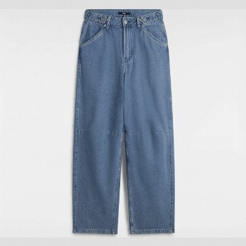 Vans CURBSIDE DENIM TROUSERS, WOMAN, BLUE, SIZE: 29