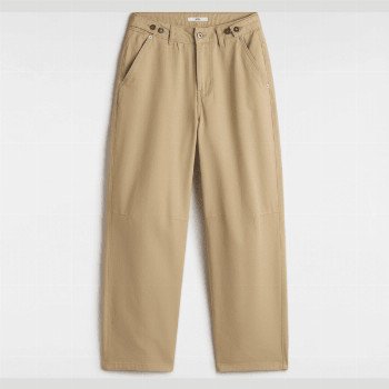 Vans CURBSIDE TROUSERS, WOMAN, BEIGE, SIZE: 28