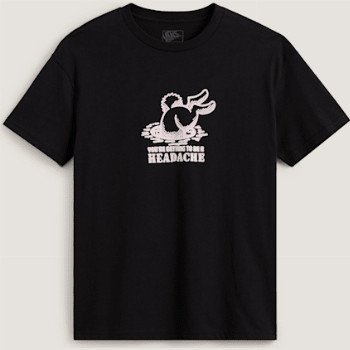 Vans DOWN THE RABBIT HOLE T-SHIRT, WOMAN, BLACK, SIZE: XL