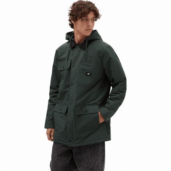 Vans DRILL CHORE MTE-1 LONG JACKET, MAN, GREEN, SIZE: L