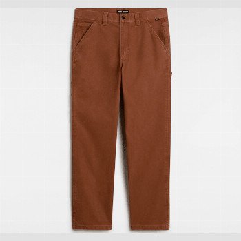 Vans DRILL CHORE VINTAGE WASH TROUSERS, MAN, BROWN, SIZE: 38