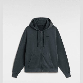 Vans EVERYDAYS ZIP PULLOVER HOODIE, WOMAN, BLACK, SIZE: S
