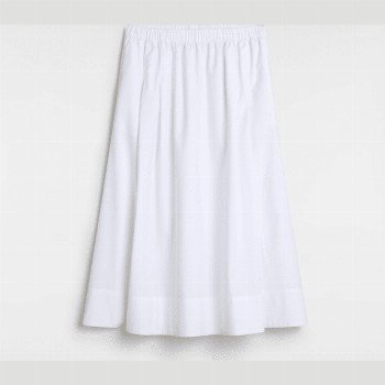 Vans FRANCESCA FULL SKIRT, WOMAN, WHITE, SIZE: XXL