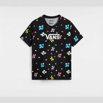 Vans GIRLS BLOOMER T-SHIRT (8-14 YEARS), BLACK, SIZE: M