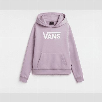 Vans GIRLS FLYING V PULLOVER HOODIE (8-14 YEARS), LILAC, SIZE: XL