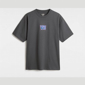 Vans HEAT MAP SKULL T-SHIRT, MAN, GREY, SIZE: L