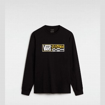 Vans HI STRETCH LONG SLEEVE T-SHIRT, MAN, BLACK, SIZE: XXL