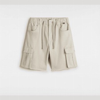 Vans KAYLEE CARGO SHORTS, WOMAN, BEIGE, SIZE: L