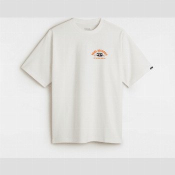 Vans KEEP THE RHYTHM LOOSE T-SHIRT, MAN, WHITE, SIZE: XS