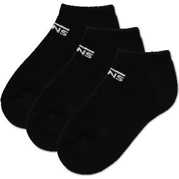 Vans KIDS CLASSIC KICK SOCKS (3 PAIRS, 2-4 YEARS) (BLACK) TODDLER BLACK