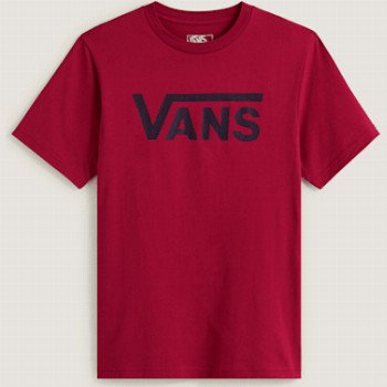 Vans KIDS CLASSIC T-SHIRT (8-14 YEARS), BURGUNDY, SIZE: L