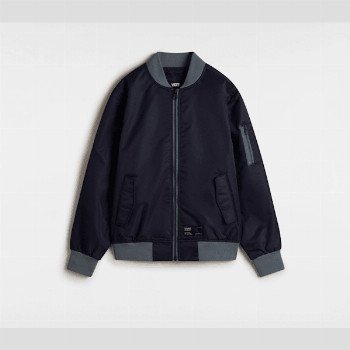 Vans KIDS COPLEY BOMBER JACKET (8-14 YEARS), BLUE, SIZE: XL