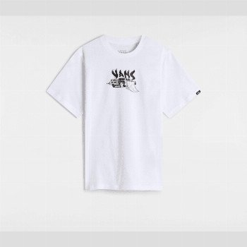 Vans KIDS COPOUT T-SHIRT (8-14 YEARS), WHITE, SIZE: L