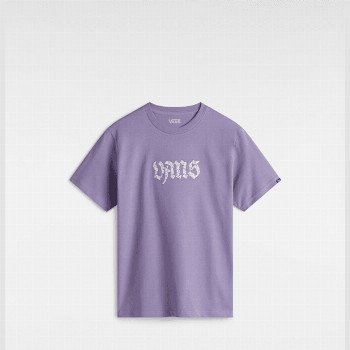Vans KIDS DAISY BREAK T-SHIRT (8-14 YEARS), PURPLE, SIZE: L