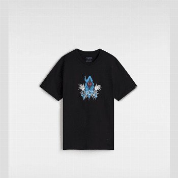 Vans KIDS NEXT TIME T-SHIRT (8-14 YEARS), BLACK, SIZE: M