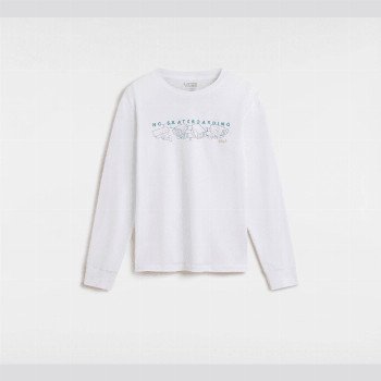 Vans KIDS NIGHT WATCHER T-SHIRT (8-14 YEARS), WHITE, SIZE: L