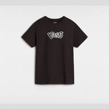 Vans KIDS SHATTERED T-SHIRT (8-14 YEARS), BLACK, SIZE: L
