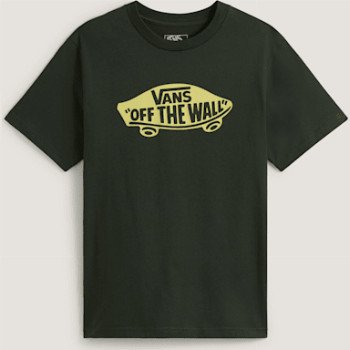 Vans KIDS STYLE 76 T-SHIRT (8-14 YEARS), GREEN, SIZE: L
