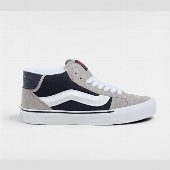 Vans KNU MID SHOES, MAN, GREY, SIZE: 12