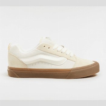 Vans KNU SKOOL SHOES, MAN, BEIGE, SIZE: 12