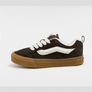 Vans KNU SKOOL SHOES, MAN, BROWN, SIZE: 10.5