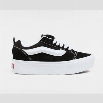Vans KNU STACK SHOES, MAN, BLACK, SIZE: 12