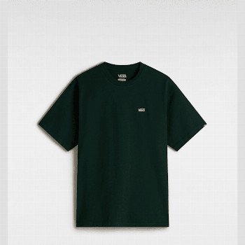 Vans LEFT CHEST LOGO II T-SHIRT, MAN, GREEN, SIZE: L