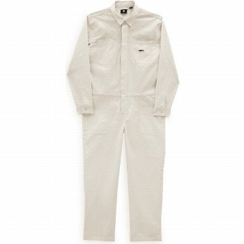 Vans LIZZIE ARMANTO JUMPSUIT, WOMAN, BEIGE, SIZE: L