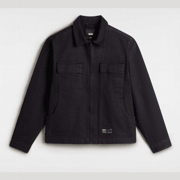 Vans MCAVOY ZIP STATION JACKET, MAN, BLACK, SIZE: L