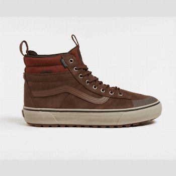 Vans MTE SK8-HI WATERPROOF SHOE, MAN, BROWN, SIZE: 6