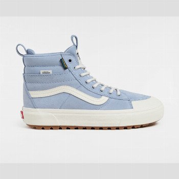 Vans MTE SK8-HI WATERPROOF SHOES, MAN, BLUE, SIZE: 6