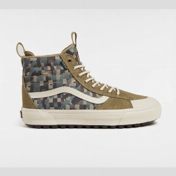 Vans MTE SK8-HI WATERPROOF SHOES, MAN, GREY, SIZE: 2.5