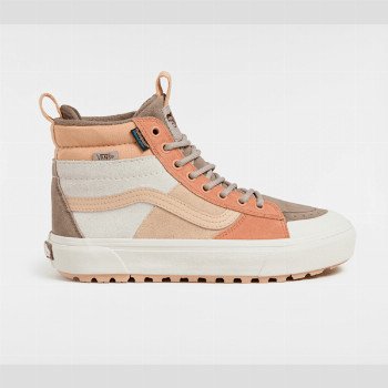 Vans MTE SK8-HI WATERPROOF SHOES, MAN, PINK, SIZE: 5.5