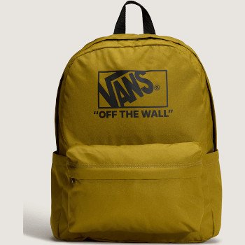 Vans OLD SKOOL BACKPACK, MAN, GOLD, SIZE: