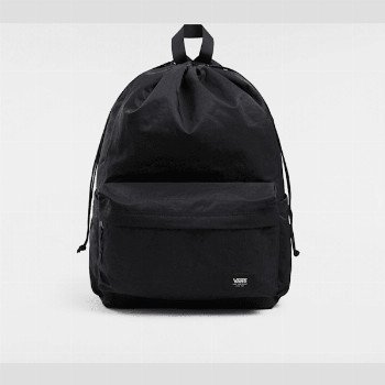 Vans OLD SKOOL CINCH BACKPACK, MAN, BLACK, SIZE: