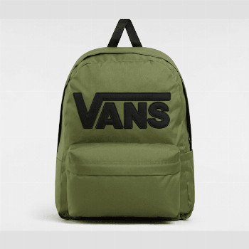 Vans OLD SKOOL DROP V BACKPACK, GREEN, SIZE:
