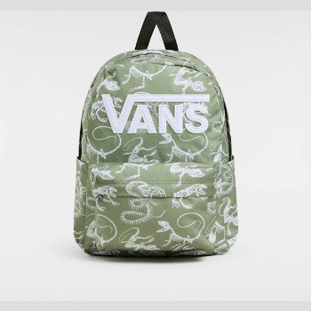 Vans OLD SKOOL GROM BACKPACK, GREEN, SIZE: