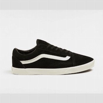 Vans OLD SKOOL LOWPRO SHOES, MAN, BLACK, SIZE: 8