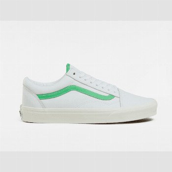 Vans OLD SKOOL PIG SUEDE SHOES, MAN, WHITE, SIZE: 12