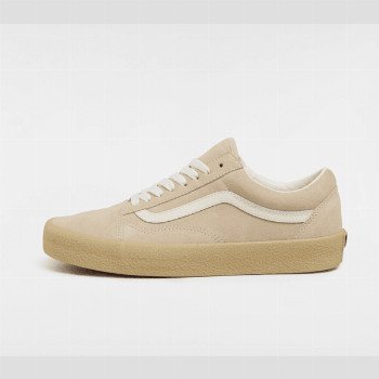 Vans OLD SKOOL SHOES, MAN, BEIGE, SIZE: 3