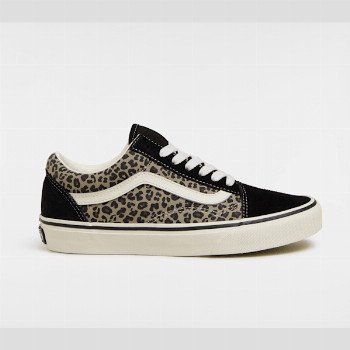 Vans OLD SKOOL SHOES, MAN, BLACK, SIZE: 2.5