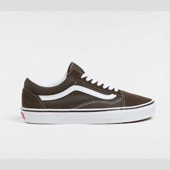 Vans OLD SKOOL SHOES, MAN, BROWN, SIZE: 10.5