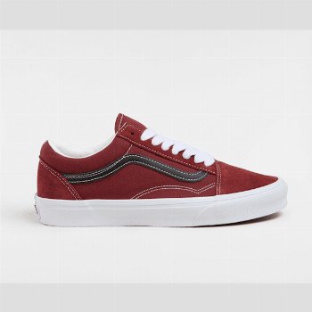 Vans OLD SKOOL SHOES, MAN, RED, SIZE: 12