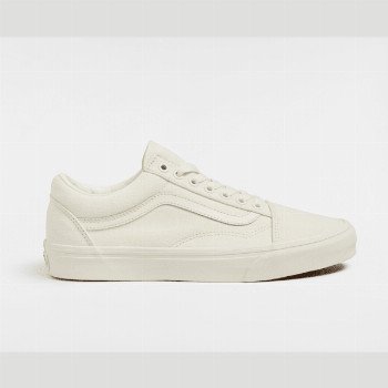 Vans OLD SKOOL SHOES, MAN, WHITE, SIZE: 2.5