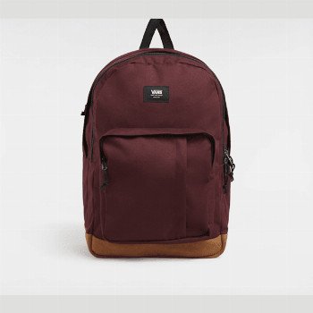 Vans OLD SKOOL TREK BACKPACK, BURGUNDY, SIZE: