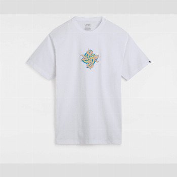 Vans ORBITS T-SHIRT, MAN, WHITE, SIZE: XXL