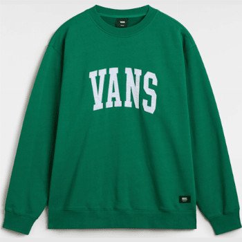 Vans ORIGINAL STANDARDS VARSITY LOOSE CREW SWEATSHIRT, MAN, GREEN, SIZE: L