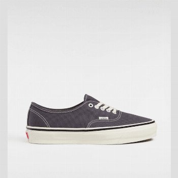 Vans PREMIUM AUTHENTIC 44 DUCK CANVAS SHOES, MAN, GREY, SIZE: 5