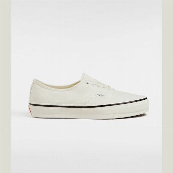 Vans PREMIUM AUTHENTIC 44 DUCK CANVAS SHOES, MAN, WHITE, SIZE: 3.5