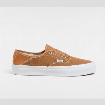 Vans PREMIUM AUTHENTIC KICKDOWN SHOES, MAN, BROWN, SIZE: 6.5